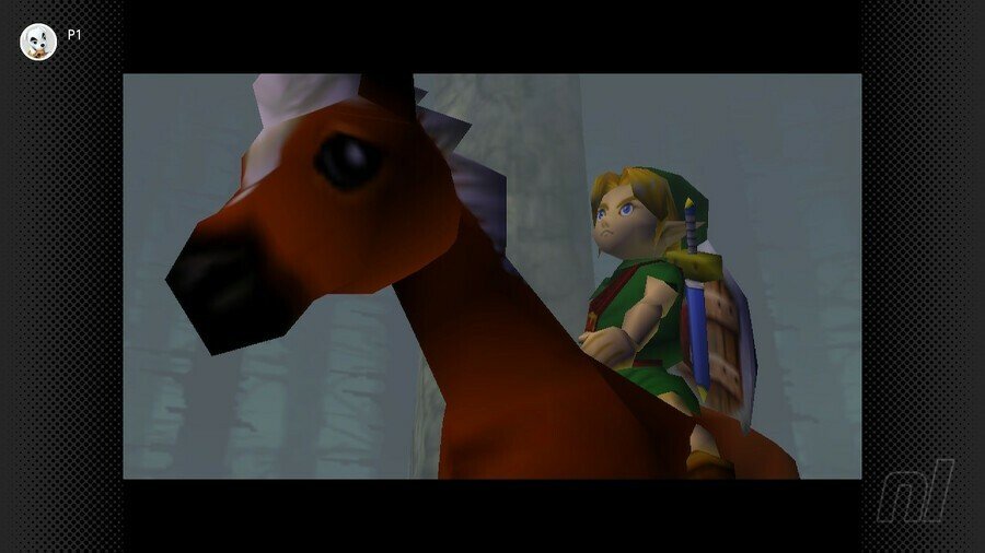 The Legend of Zelda: Majora's Mask som ses i Switch Online Expansion-paketet